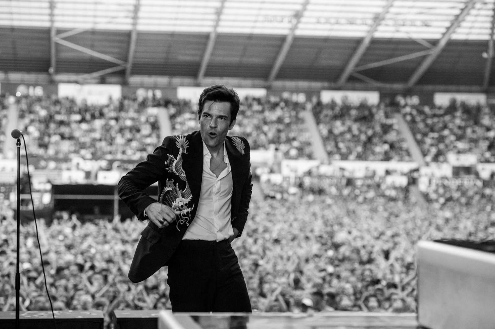 Brandon Flowers Brings His Son Onstage for an Oasis Classic